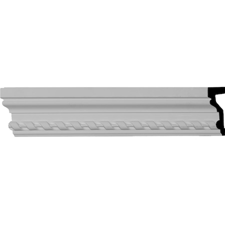 Ekena Millwork SAMPLE - 4 1/4"H x 1 1/2"P x 12"L Rope Chair Rail SAMPLE-CHA04X01RO